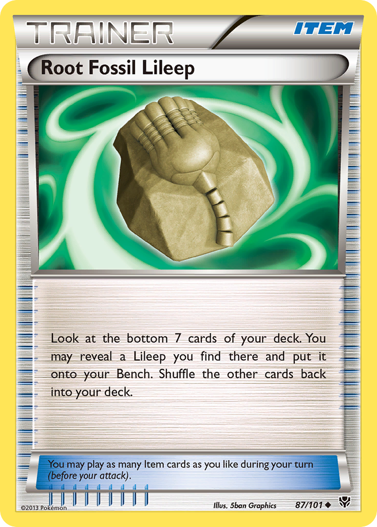 Root Fossil Lileep (87/101) [Black & White: Plasma Blast] - Comfy Hobbies