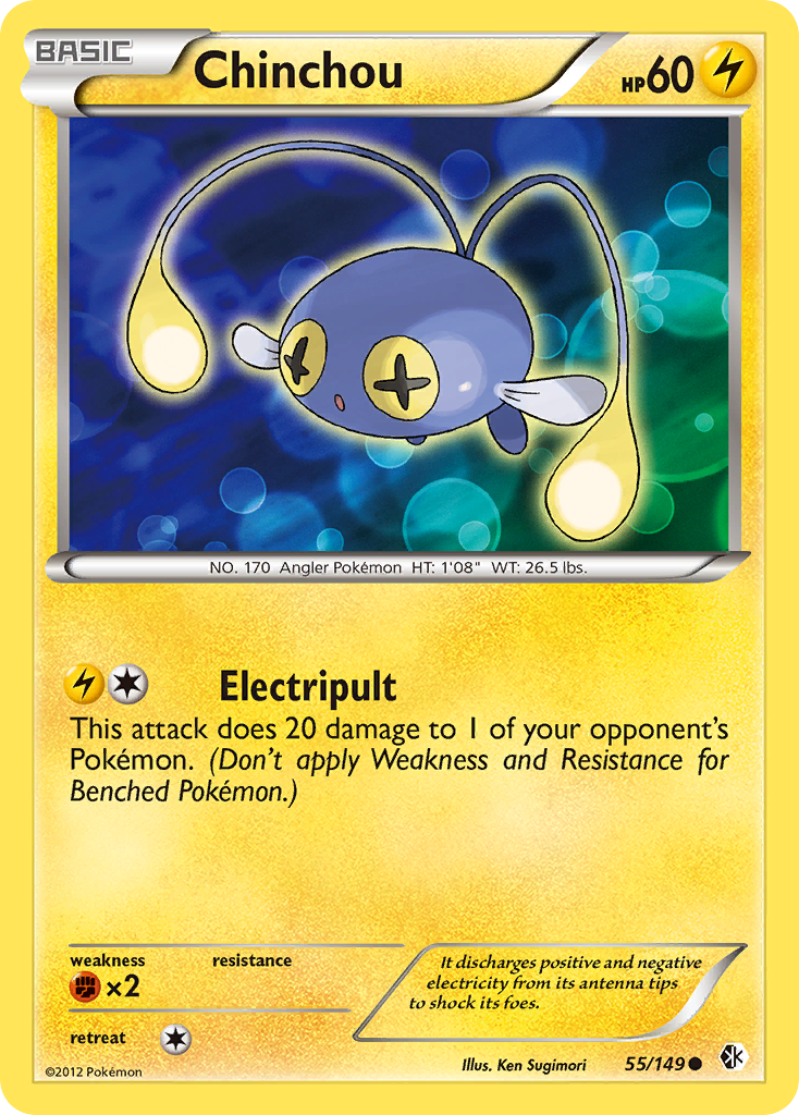 Chinchou (55/149) [Black & White: Boundaries Crossed] - Comfy Hobbies