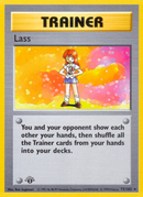 Lass (75/102) (Shadowless) [Base Set 1st Edition] - Comfy Hobbies
