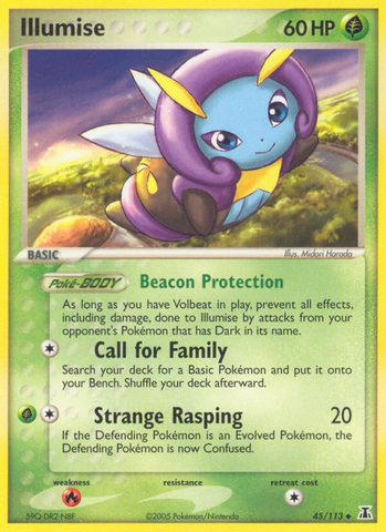 Illumise (45/113) [EX: Delta Species] - Comfy Hobbies