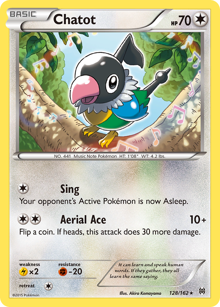 Chatot (128/162) [XY: BREAKthrough] - Comfy Hobbies