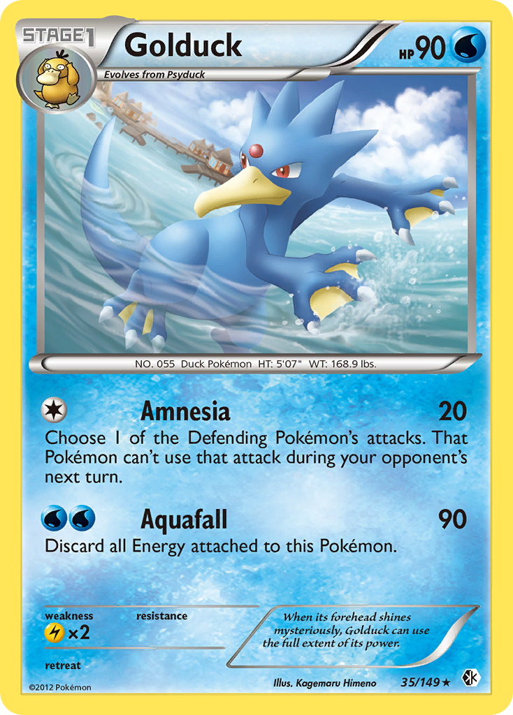 Golduck (35/149) [Black & White: Boundaries Crossed] - Comfy Hobbies