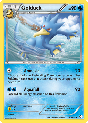 Golduck (35/149) [Black & White: Boundaries Crossed] - Comfy Hobbies