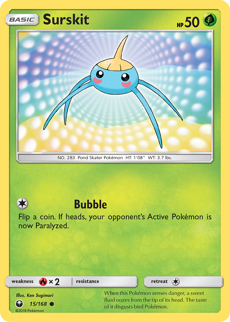 Surskit (15/168) [Sun & Moon: Celestial Storm] - Comfy Hobbies