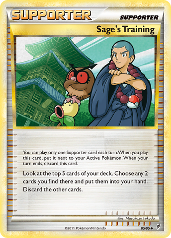 Sage's Training (85/95) [HeartGold & SoulSilver: Call of Legends] - Comfy Hobbies