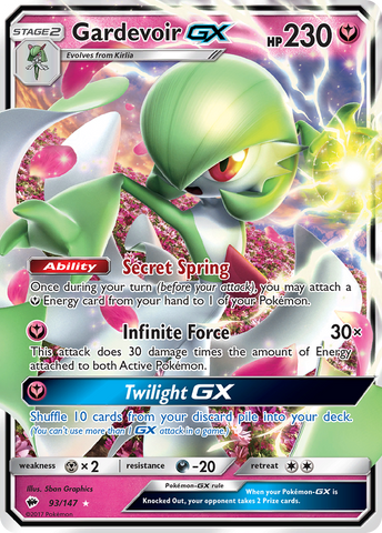 Gardevoir GX (93/147) [Sun & Moon: Burning Shadows] - Comfy Hobbies