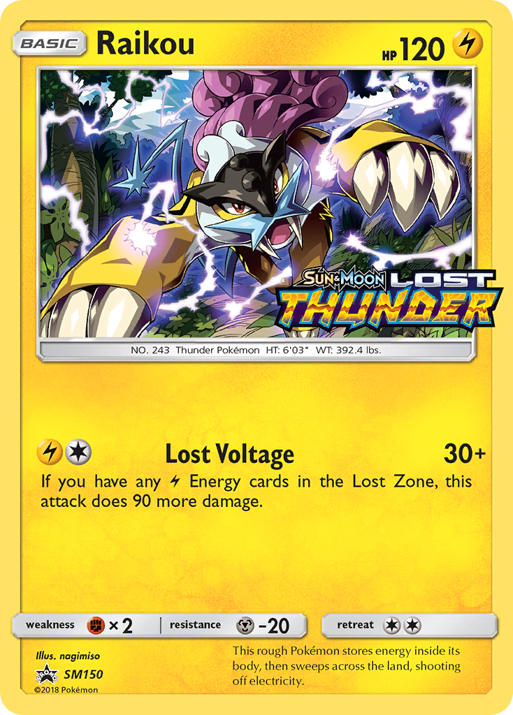Raikou (SM150) [Sun & Moon: Black Star Promos] - Comfy Hobbies