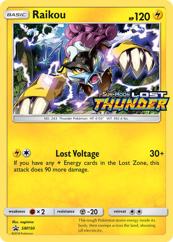 Raikou (SM150) [Sun & Moon: Black Star Promos] - Comfy Hobbies
