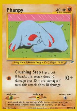 Phanpy (76/105) [Neo Destiny Unlimited] - Comfy Hobbies
