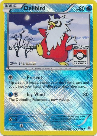 Delibird (38/149) (League Promo 2nd Place) [Black & White: Boundaries Crossed] - Comfy Hobbies