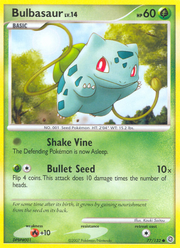 Bulbasaur (77/132) [Diamond & Pearl: Secret Wonders] - Comfy Hobbies