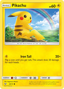 Pikachu (28/73) (Lets Play, Pikachu Cracked Ice Holo) (Theme Deck Exclusives) [Sun & Moon: Shining Legends] - Comfy Hobbies