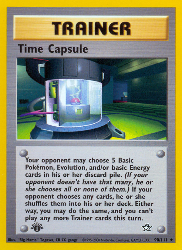 Time Capsule (90/111) [Neo Genesis 1st Edition] - Comfy Hobbies