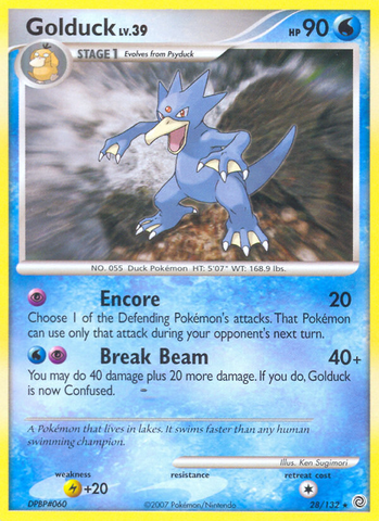 Golduck (28/132) [Diamond & Pearl: Secret Wonders] - Comfy Hobbies