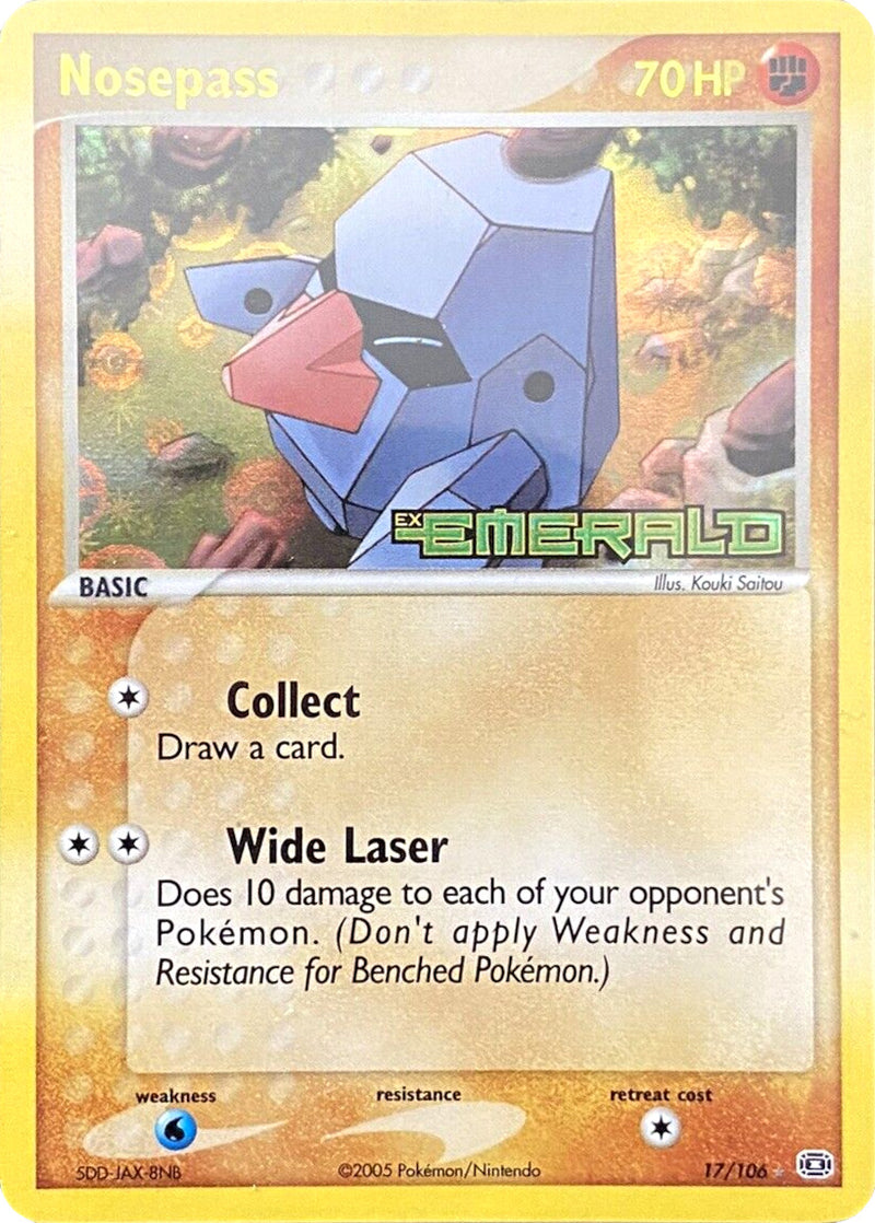 Nosepass (17/106) (Stamped) [EX: Emerald] - Comfy Hobbies