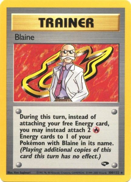 Blaine (100/132) [Gym Challenge Unlimited] - Comfy Hobbies