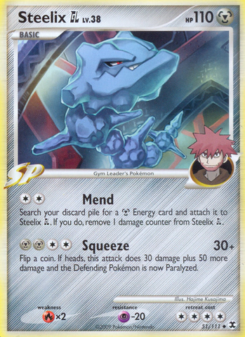 Steelix GL (51/111) [Platinum: Rising Rivals] - Comfy Hobbies