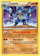 Lucario (64/99) (Cosmos Holo) (Blister Exclusive) [Black & White: Next Destinies] - Comfy Hobbies