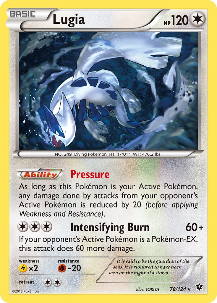 Lugia (78/124) (Theme Deck Exclusive) [XY: Fates Collide] - Comfy Hobbies