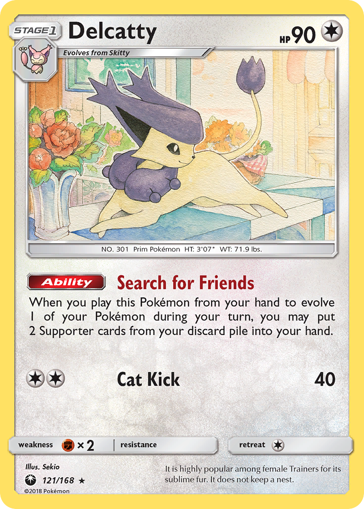 Delcatty (121/168) [Sun & Moon: Celestial Storm] - Comfy Hobbies