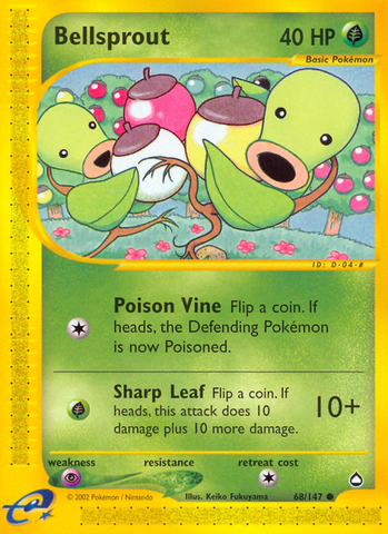 Bellsprout (68/147) [Aquapolis] - Comfy Hobbies