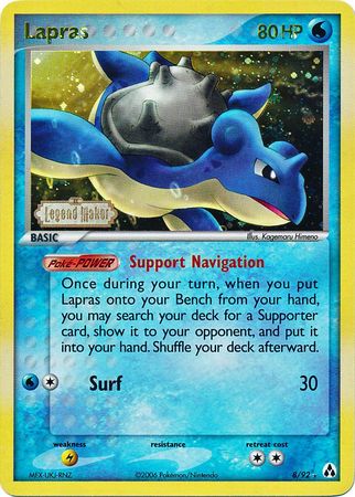 Lapras (8/92) (Stamped) [EX: Legend Maker] - Comfy Hobbies
