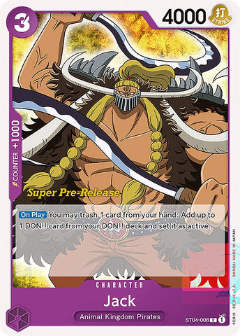 Jack [Super Pre-Release Starter Deck: Animal Kingdom Pirates] - Comfy Hobbies