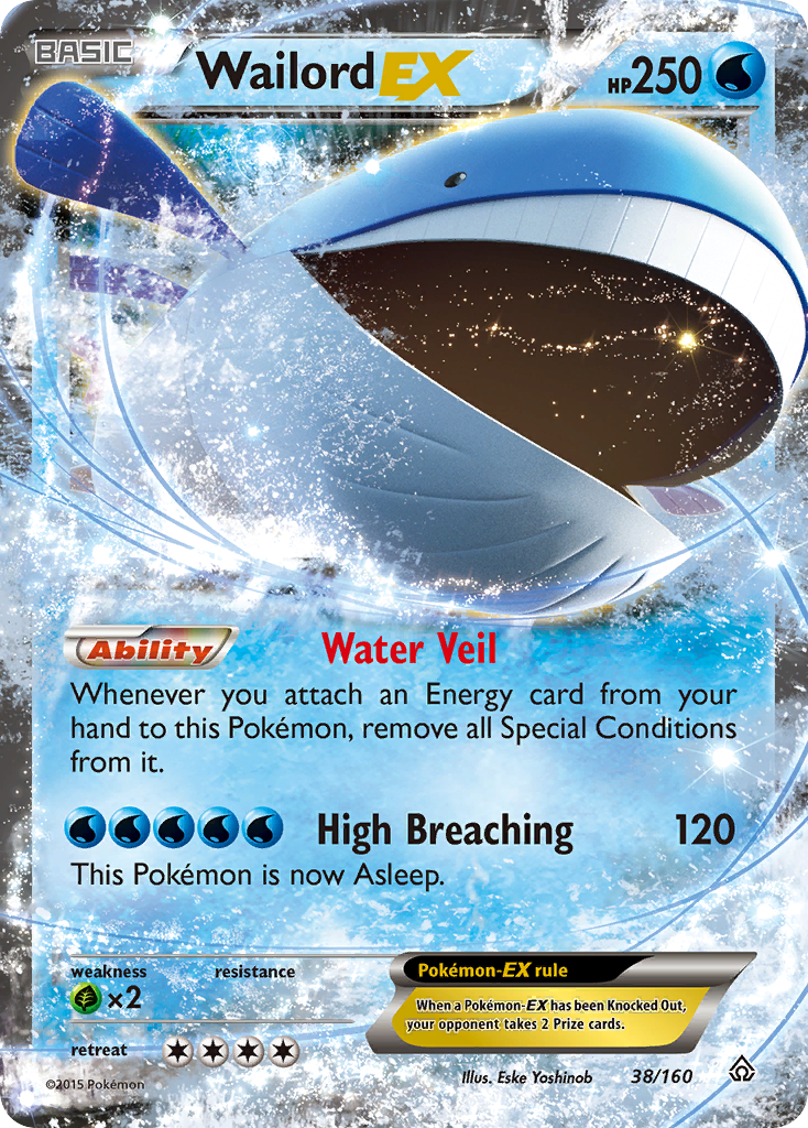 Wailord EX (38/160) [XY: Primal Clash] - Comfy Hobbies