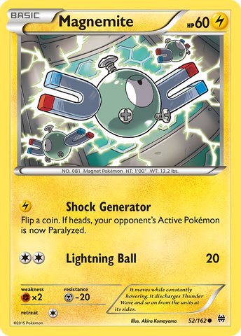 Magnemite (52/162) [XY: BREAKthrough] - Comfy Hobbies