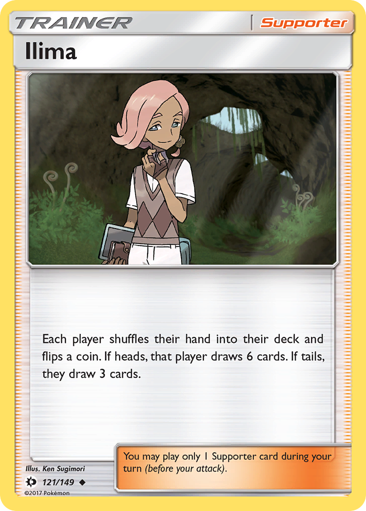 Ilima (121/149) [Sun & Moon: Base Set] - Comfy Hobbies