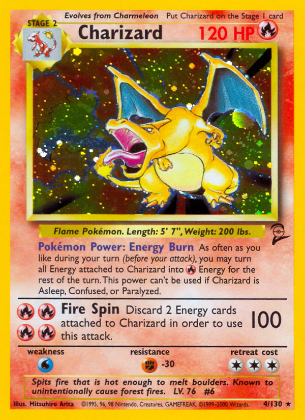Charizard (4/130) [Base Set 2] - Comfy Hobbies