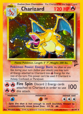 Charizard (4/130) [Base Set 2] - Comfy Hobbies