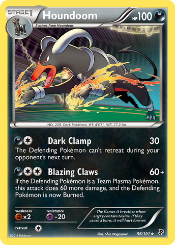 Houndoom (56/101) [Black & White: Plasma Blast] - Comfy Hobbies