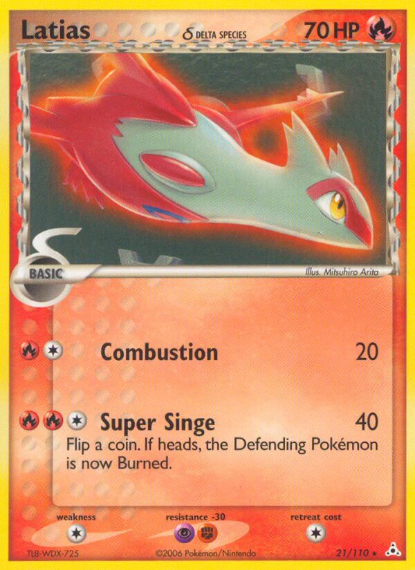 Latias (21/110) (Theme Deck Exclusive) [EX: Holon Phantoms] - Comfy Hobbies