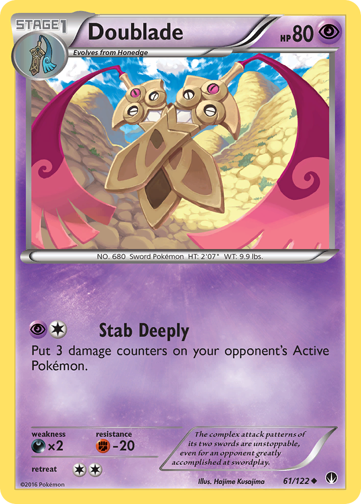 Doublade (61/122) [XY: BREAKpoint] - Comfy Hobbies