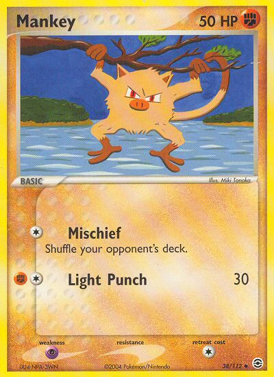 Mankey (38/112) [EX: FireRed & LeafGreen] - Comfy Hobbies