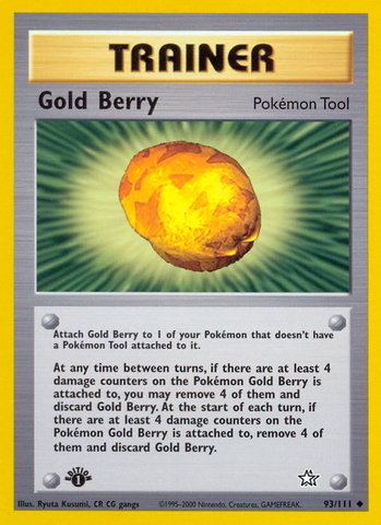 Gold Berry (93/111) [Neo Genesis 1st Edition] - Comfy Hobbies