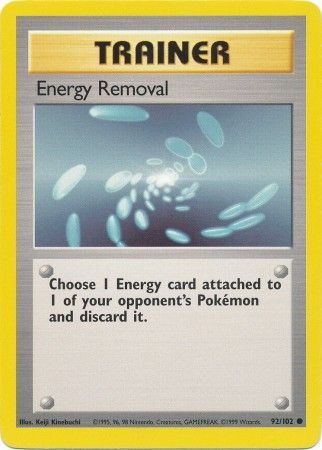 Energy Removal (92/102) [Base Set Unlimited] - Comfy Hobbies