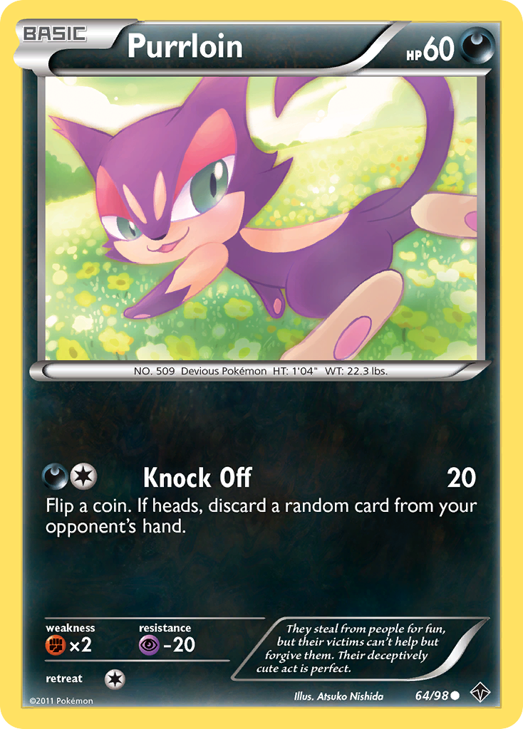 Purrloin (64/98) [Black & White: Emerging Powers] - Comfy Hobbies