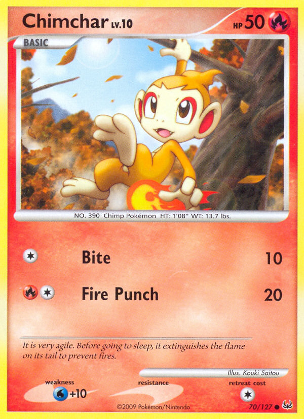 Chimchar (70/127) [Platinum: Base Set] - Comfy Hobbies