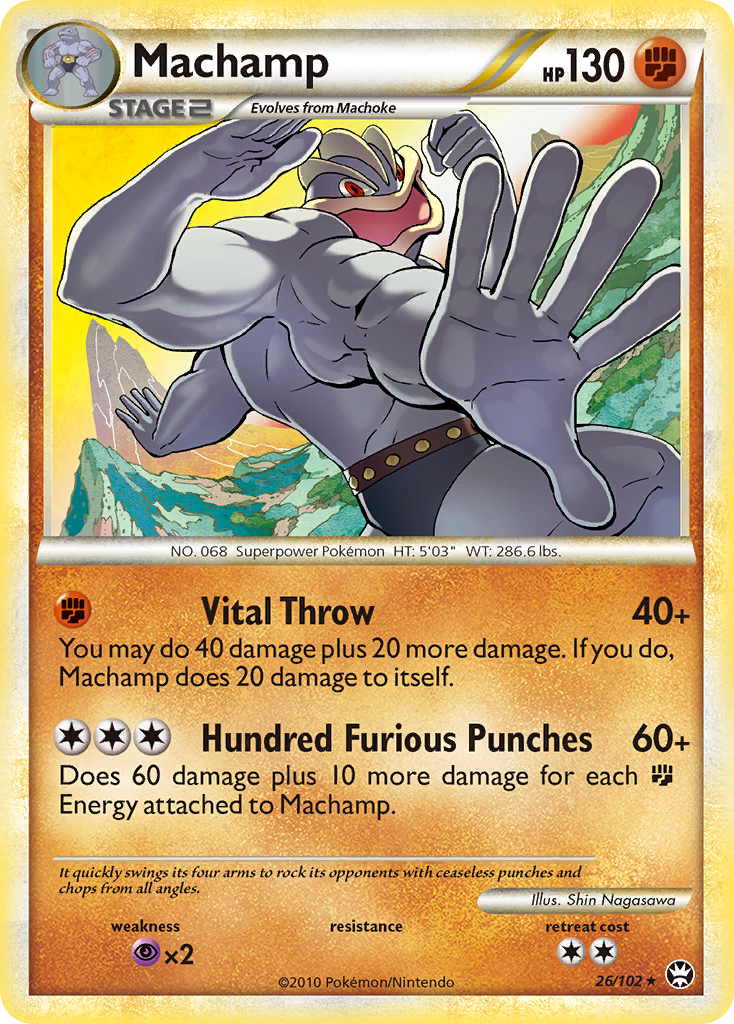 Machamp (26/102) [HeartGold & SoulSilver: Triumphant] - Comfy Hobbies