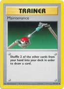 Maintenance (83/102) [Base Set Shadowless Unlimited] - Comfy Hobbies