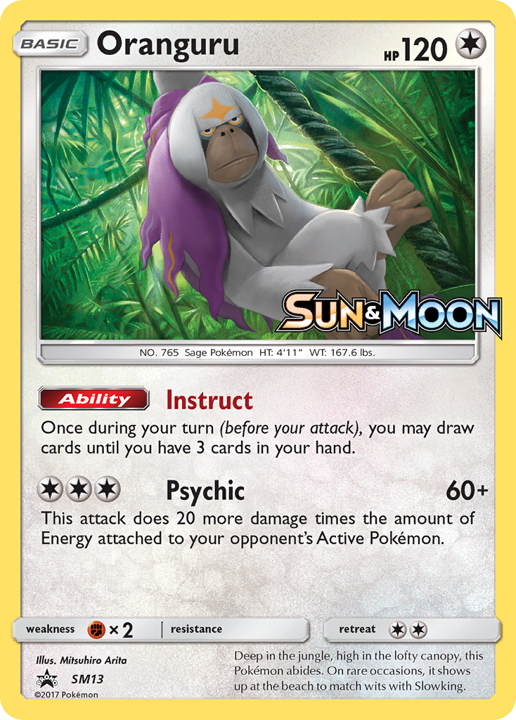 Oranguru (SM13) [Sun & Moon: Black Star Promos] - Comfy Hobbies