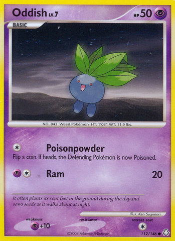 Oddish (112/146) [Diamond & Pearl: Legends Awakened] - Comfy Hobbies