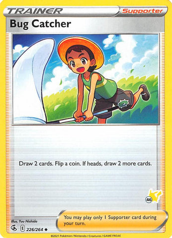 Bug Catcher (226/264) (Pikachu Stamp #46) [Battle Academy 2022] - Comfy Hobbies