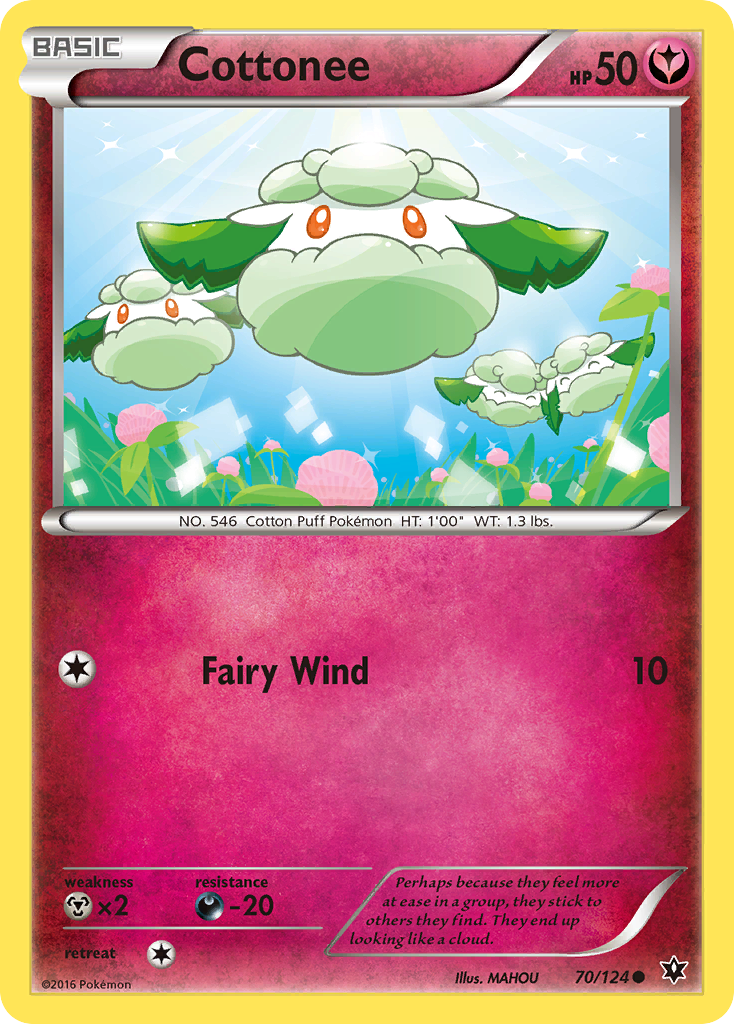 Cottonee (70/124) [XY: Fates Collide] - Comfy Hobbies