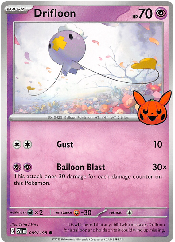 Drifloon (089/198) [Trick or Trade 2023] - Comfy Hobbies