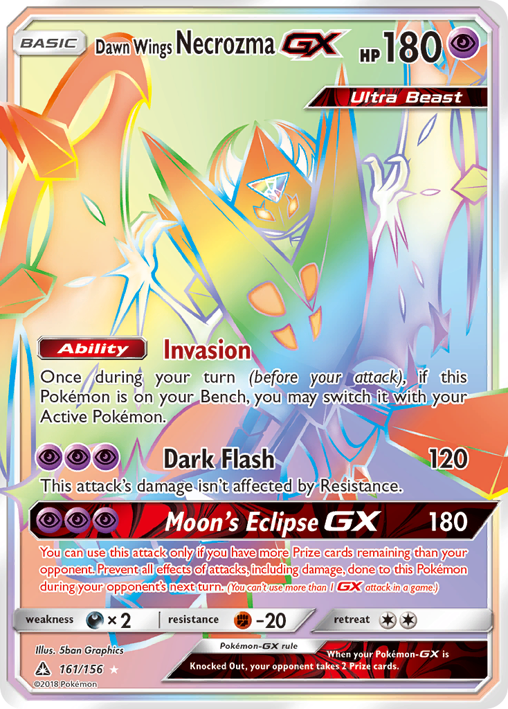 Dawn Wings Necrozma GX (161/156) [Sun & Moon: Ultra Prism] - Comfy Hobbies