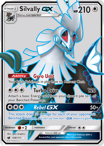 Silvally GX (108/111) [Sun & Moon: Crimson Invasion] - Comfy Hobbies