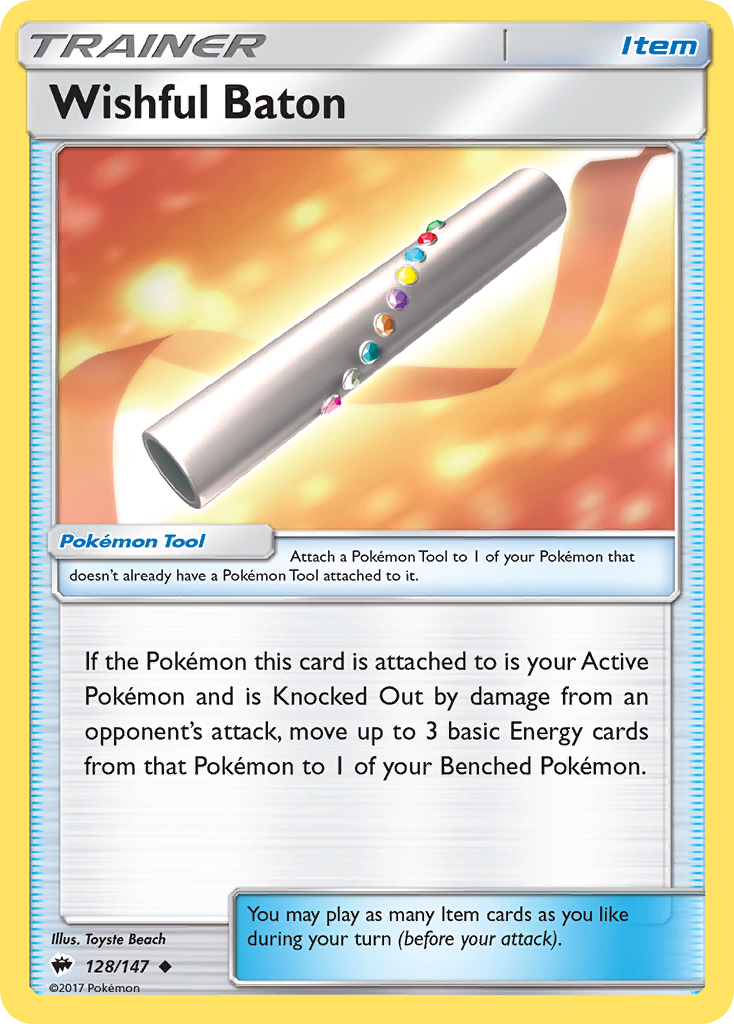 Wishful Baton (128/147) [Sun & Moon: Burning Shadows] - Comfy Hobbies